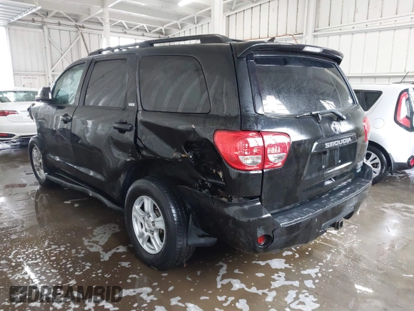 2012 Toyota Sequoia SR5 with VIN 5TDBW5G15CS060344, listed as a IAAI auction lot 41259248 with 160,372 mi miles. Bid and sale history available at carsss.com. Image 3.
