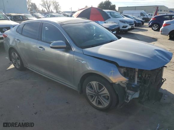 2018 Kia Optima Plug-In Hybrid EX with VIN KNAGV4LD9J5023686, listed as a Copart auction lot 87106524 with 0 mi miles and Clean Title. Bid and sale history available at carsss.com. Image 4.