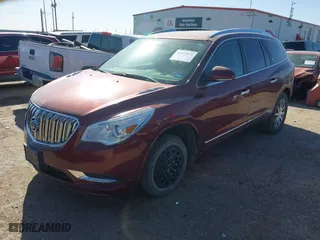 2015 Buick Enclave Leather with VIN 5GAKRBKDXFJ336124, listed as a IAAI auction lot 41833851 with 133,171 mi miles. Bid and sale history available at carsss.com. Image 18.