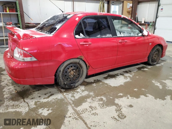 2005 Mitsubishi Lancer with VIN JA3AJ66FX5U603908, listed as a Copart auction lot 87080764 with 349,120 mi miles and Clean Title. Bid and sale history available at DreamBid. Image 3.