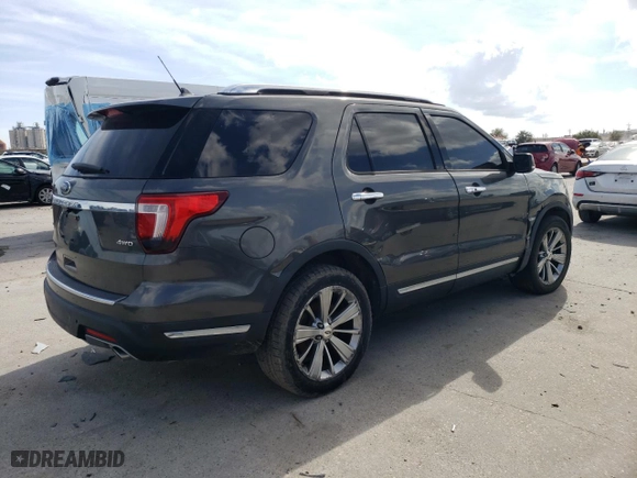 2018 Ford Explorer Limited with VIN 1FM5K8F80JGA57475, listed as a Copart auction lot 41916194 with NaN miles and Salvage Title. Bid and sale history available at carsss.com. Image 3.