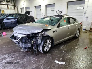 2013 Kia Optima EX с VIN 5XXGN4A70DG239393, выставлен на аукционе Copart как лот 41923615 с пробегом Не указан миль и Списание • Salvage title. История ставок и продаж доступна на DreamBid. Изображение 1.