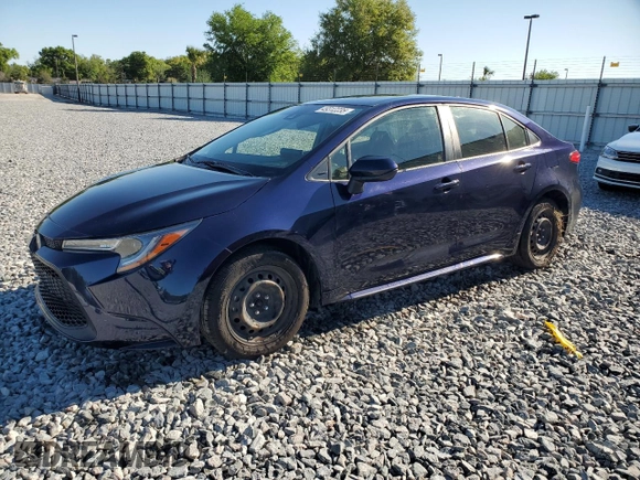 2021 Toyota Corolla LE with VIN JTDEPMAE9MJ137666, listed as a Copart auction lot 49312235 with 62,740 mi miles and Non Repairable. Bid and sale history available at carsss.com. Image 1.
