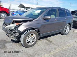 2011 Honda CR-V EX-L with VIN 5J6RE3H70BL008848, listed as a IAAI auction lot 41625762 with 156,240 mi miles. Bid and sale history available at carsss.com. Image 2.