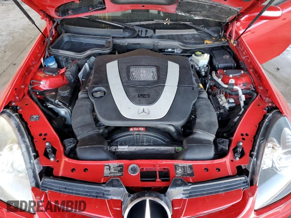 2008 Mercedes-Benz SLK 350 с VIN WDBWK56FX8F189180, выставлен на аукционе Copart как лот 84496114 с пробегом 82 377 миль миль и Списание • Salvage title. История ставок и продаж доступна на DreamBid. Изображение 11.