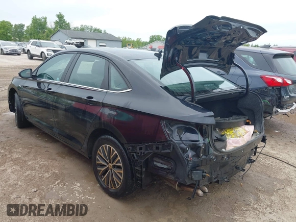 2019 Volkswagen Jetta SEL with VIN 3VWE57BU7KM094763, listed as a IAAI auction lot 42346615 with 157,621 mi miles and . Bid and sale history available at DreamBid. Image 3.