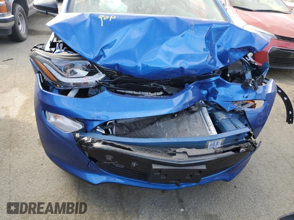 2021 Chevrolet Bolt EV LT with VIN 1G1FY6S07M4107153, listed as a Copart auction lot 40770513 with 8,122 mi miles. Bid and sale history available at carsss.com. Image 11.