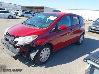 2015 Nissan Versa Note S with VIN 3N1CE2CPXFL417269, listed as a IAAI auction lot 41817769 with 98,627 mi miles. Bid and sale history available at carsss.com. Image 2.