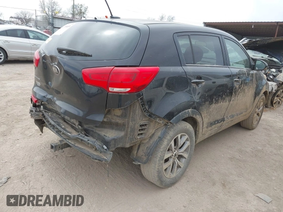 2014 Kia Sportage LX with VIN KNDPB3AC2E7639983, listed as a IAAI auction lot 41755689 with 205,078 mi miles and . Bid and sale history available at carsss.com. Image 4.