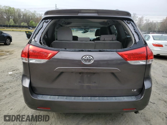 2013 Toyota Sienna LE AAS with VIN 5TDKK3DC1DS354105, listed as a Copart auction lot 51360675 with 114,973 mi miles and Salvage Title. Bid and sale history available at DreamBid. Image 6.
