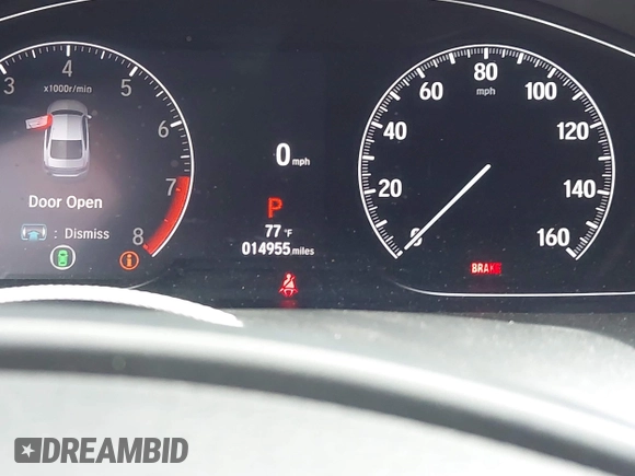 2021 Honda Accord Sport with VIN 1HGCV2F37MA012790, listed as a IAAI auction lot 42442287 with 14,955 mi miles and . Bid and sale history available at DreamBid. Image 15.