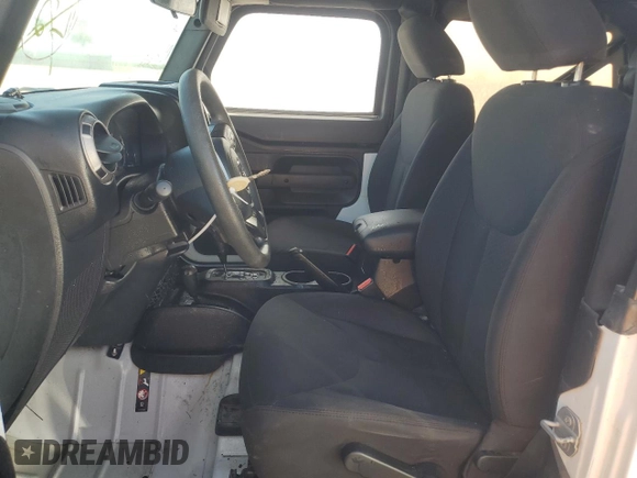2017 Jeep Wrangler Sport with VIN 1C4AJWAG5HL502352, listed as a Copart auction lot 74010244 with 76,086 mi miles and Non Repairable. Bid and sale history available at DreamBid. Image 7.