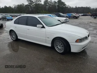 2002 BMW 5 Series 530iA with VIN WBADT63402CH93800, listed as a Copart auction lot 48460245 with 227,449 mi miles and Salvage Title. Bid and sale history available at carsss.com. Image 4.