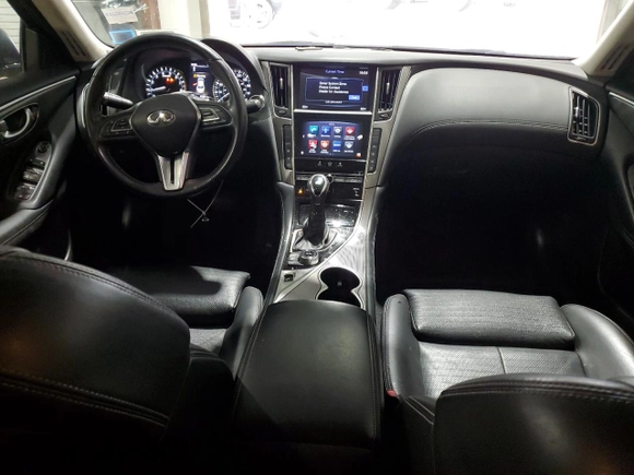 2019 Infiniti Q50 3.0t Signature Edition with VIN JN1EV7AP7KM540939, listed as a Copart auction lot 50421915 with 62,887 mi miles and Clean Title. Bid and sale history available at carsss.com. Image 8.