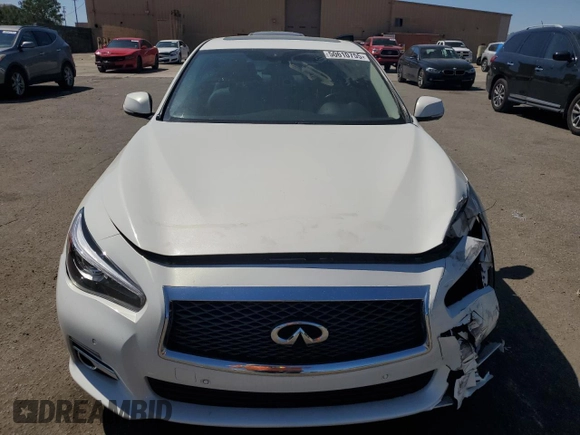 2015 Infiniti Q50 Premium with VIN JN1BV7AP0FM340185, listed as a Copart auction lot 50610755 with 126,895 mi miles and Salvage Title. Bid and sale history available at carsss.com. Image 5.