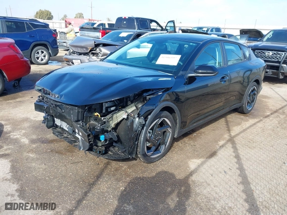 2025 Kia K4 EX with VIN 3KPFU4DE2SE075031, listed as a IAAI auction lot 41506597 with 161 mi miles. Bid and sale history available at carsss.com. Image 18.