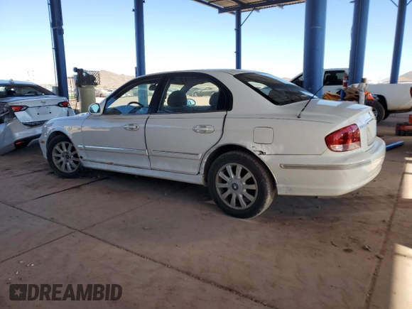 2003 Hyundai Sonata GLS with VIN KMHWF35H43A876198, listed as a Copart auction lot 80966694 with 134,928 mi miles and Clean Title. Bid and sale history available at carsss.com. Image 2.