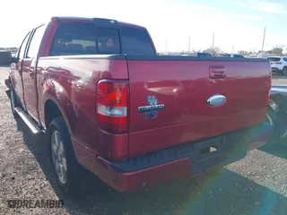 2007 Ford F-150 XLT with VIN 1FTPW12V77KA56155, listed as a IAAI auction lot 41269875 with 218,645 mi miles. Bid and sale history available at carsss.com. Image 3.