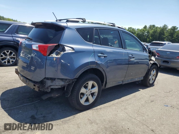 2013 Toyota RAV4 XLE with VIN 2T3RFREV9DW076123, listed as a Copart auction lot 61753125 with 181,205 mi miles and Salvage title. Bid and sale history available at DreamBid. Image 3.