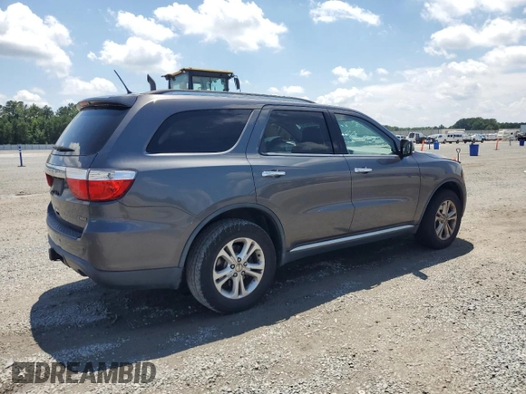 2013 Dodge Durango Crew with VIN 1C4SDJDT4DC696390, listed as a Copart auction lot 63608365 with 176,285 mi miles and Clean title. Bid and sale history available at DreamBid. Image 3.