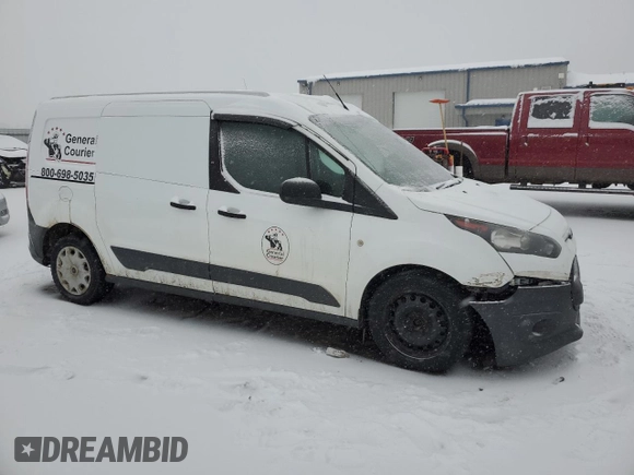 2018 Ford Transit Connect XL with VIN NM0LE7E72J1380058, listed as a Copart auction lot 44032865 with 300,772 mi miles and Salvage title. Bid and sale history available at DreamBid. Image 4.