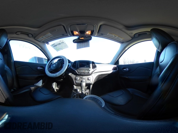 2019 Jeep Cherokee Latitude Plus with VIN 1C4PJMLX5KD369346, listed as a IAAI auction lot 41407489 with 50,898 mi miles. Bid and sale history available at carsss.com. Image 19.