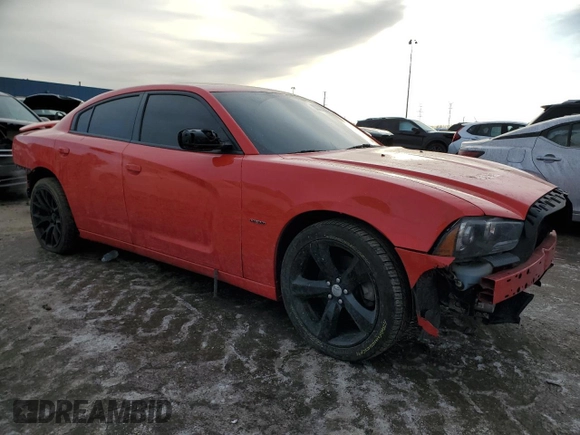 2014 Dodge Charger RT Plus with VIN 2C3CDXDTXEH351682, listed as a Copart auction lot 44601855 with 70,206 mi miles and Salvage Title. Bid and sale history available at carsss.com. Image 4.