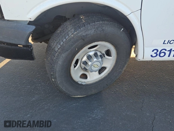 2013 Chevrolet Express Cargo with VIN 1GCWGFCA3D1147507, listed as a IAAI auction lot 42821437 with 234,091 mi miles and . Bid and sale history available at DreamBid. Image 31.