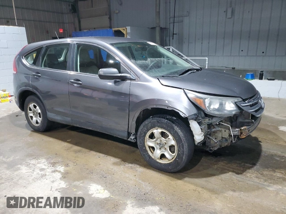 2014 Honda CR-V LX with VIN 2HKRM4H37EH688235, listed as a Copart auction lot 46818615 with 185,466 mi miles and Salvage Title. Bid and sale history available at DreamBid. Image 4.