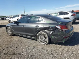 2021 Genesis G70 2.0T with VIN KMTG64LA0MU074883, listed as a Copart auction lot 42581875 with 30,885 mi miles and Non Repairable. Bid and sale history available at carsss.com. Image 2.