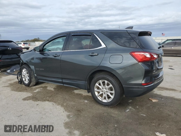 2018 Chevrolet Equinox LT with VIN 3GNAXJEV3JS552622, listed as a Copart auction lot 47619245 with 80,294 mi miles and Salvage title. Bid and sale history available at DreamBid. Image 2.