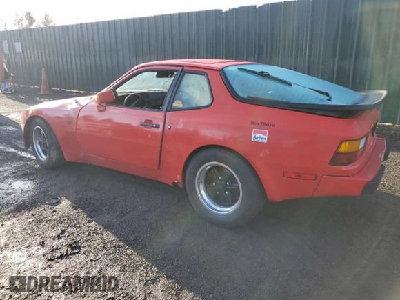 1984 Porsche 944 с VIN WP0AA0946EN459969, выставлен на аукционе Copart как лот 85252584 с пробегом Не указан миль и Списание • Salvage title. История ставок и продаж доступна на DreamBid. Изображение 2.