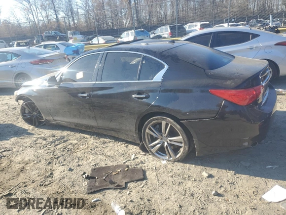 2017 Infiniti Q50 Sport z VIN JN1EV7AP6HM737027, wystawiony jako Copart lot #82384524 z przebiegiem 84 316 mil mil oraz Szkoda całkowita • Salvage title. Historia ofert i sprzedaży dostępna na DreamBid. Obrazek 2.
