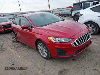 2020 Ford Fusion SE with VIN 3FA6P0HD5LR252186, listed as a IAAI auction lot 41394708 with 99,092 mi miles. Bid and sale history available at carsss.com. Image 1.