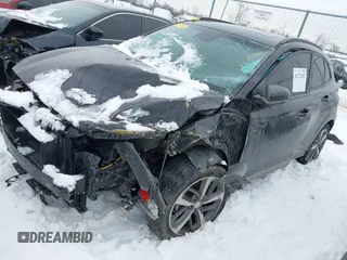 2019 Hyundai Kona Limited with VIN KM8K33A58KU240609, listed as a IAAI auction lot 41272652 with 123,045 mi miles. Bid and sale history available at carsss.com. Image 17.