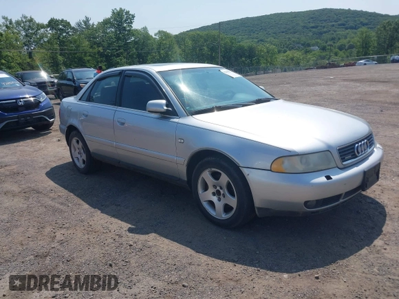 2001 Audi A4 with VIN WAUDH68D11A029147, listed as a IAAI auction lot 42409279 with 198,567 mi miles and . Bid and sale history available at DreamBid. Image 1.