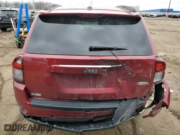 2016 Jeep Compass Latitude with VIN 1C4NJCEB7GD543279, listed as a Copart auction lot 47615485 with 83,803 mi miles and Salvage Title. Bid and sale history available at carsss.com. Image 6.