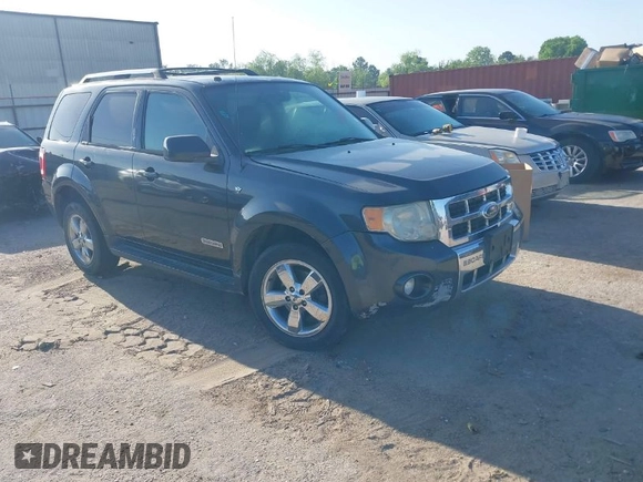 2008 Ford Escape Limited with VIN 1FMCU94188KE48829, listed as a IAAI auction lot 41980759 with 214,466 mi miles. Bid and sale history available at carsss.com. Image 1.