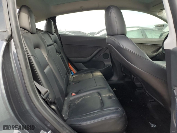 2021 Tesla Model Y Long Range with VIN 5YJYGDEE1MF203738, listed as a Copart auction lot 45924815 with 146,536 mi miles and Salvage Title. Bid and sale history available at carsss.com. Image 10.