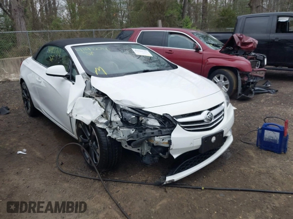 2016 Buick Cascada Premium with VIN W04WT3N54GG096203, listed as a IAAI auction lot 41922742 with 75,335 mi miles and . Bid and sale history available at DreamBid. Image 6.