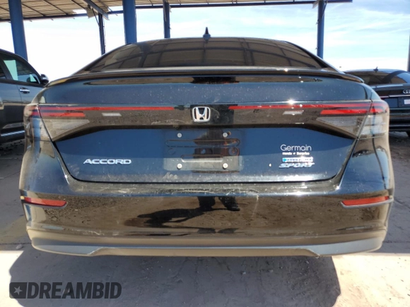 2023 Honda Accord Sport с VIN 1HGCY2F53PA051230, выставлен на аукционе Copart как лот 55246795 с пробегом 28 638 миль миль и Списание • Salvage title. История ставок и продаж доступна на DreamBid. Изображение 6.