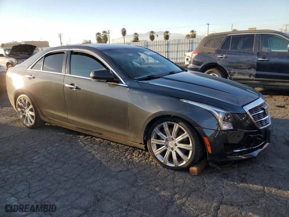 2016 Cadillac ATS Sedan Luxury Collection RWD with VIN 1G6AB5RS9G0107044, listed as a Copart auction lot 81133234 with 77,294 mi miles and Salvage Title. Bid and sale history available at carsss.com. Image 4.
