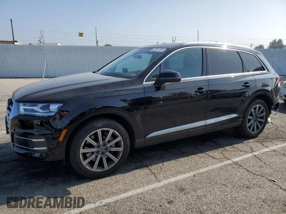 2017 Audi Q7 Premium с VIN WA1AHAF77HD044017, выставлен на аукционе Copart как лот 62367705 с пробегом 54 575 миль миль и Списание • Salvage title. История ставок и продаж доступна на DreamBid. Изображение 1.