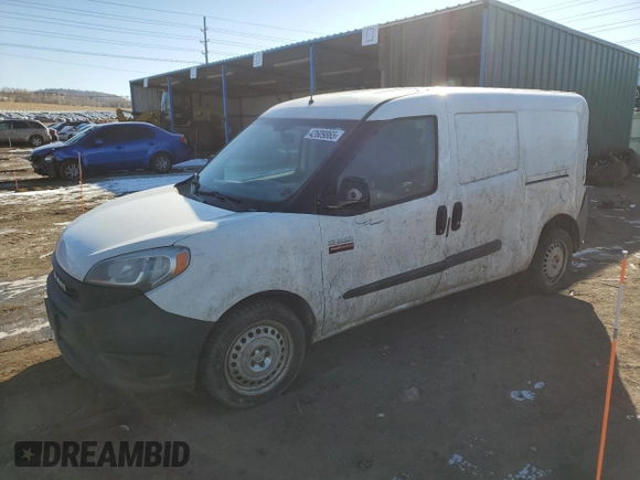 2019 Ram ProMaster City Wagon with VIN ZFBHRFAB3K6M70389, listed as a Copart auction lot 42609865 with 34,236 mi miles and Salvage Title. Bid and sale history available at carsss.com. Image 1.