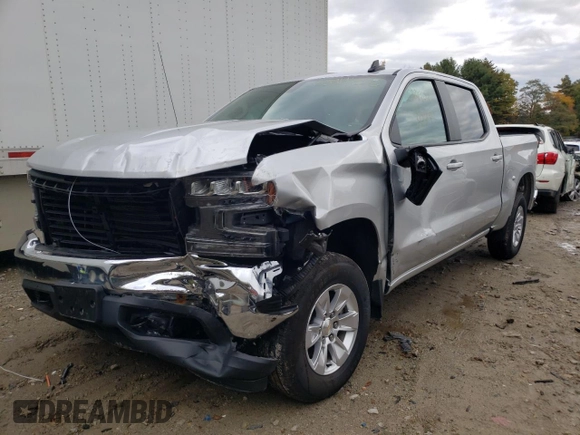2021 Chevrolet Silverado 1500 LT with VIN 3GCUYDETXMG390420, listed as a Copart auction lot 84919714 with 30,745 mi miles and Non Repairable. Bid and sale history available at carsss.com. Image 2.