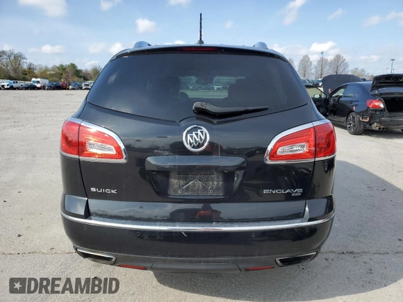 2015 Buick Enclave Leather with VIN 5GAKVBKD6FJ309160, listed as a Copart auction lot 51148035 with 126,323 mi miles and Salvage Title. Bid and sale history available at carsss.com. Image 6.