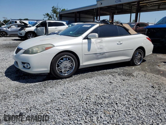 2007 Toyota Solara SE with VIN 4T1FA38P57U109756, listed as a Copart auction lot 52025605 with 203,845 mi miles and Salvage Title. Bid and sale history available at carsss.com. Image 1.