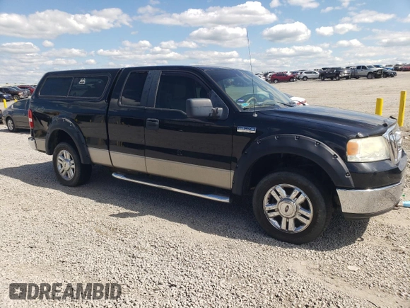 2008 Ford F-150 XLT with VIN 1FTPX14V58FB88528, listed as a Copart auction lot 55955935 with 195,719 mi miles and Salvage title. Bid and sale history available at DreamBid. Image 4.