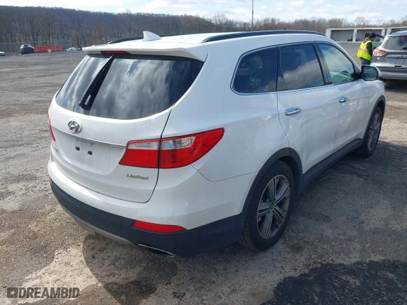 2013 Hyundai Santa Fe Limited with VIN KM8SR4HF5DU004764, listed as a IAAI auction lot 41931929 with 183,236 mi miles. Bid and sale history available at carsss.com. Image 4.