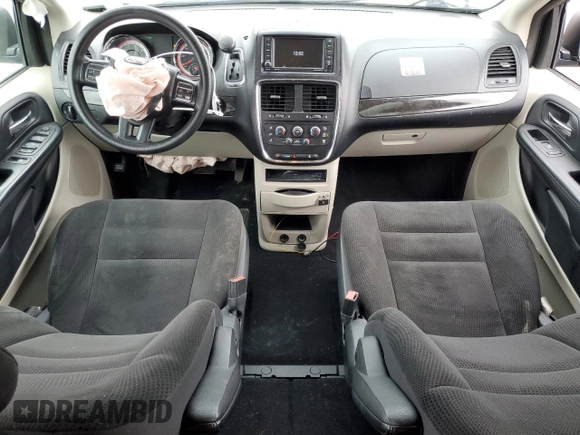 2019 Dodge Grand Caravan SE with VIN 2C4RDGBGXKR642247, listed as a Copart auction lot 54124295 with 153,163 mi miles and Salvage Title. Bid and sale history available at DreamBid. Image 8.